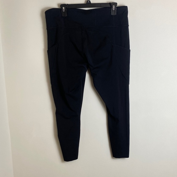 Lululemon Fast And Free High Rise Crop II Legging 23" Non Reflective Black 16 - Picture 7 of 8